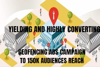 setup yielding geofencing ads campaign for business sales