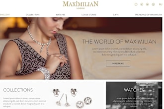 design jewelry shopify website store