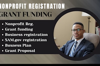 non profit registration, 501c3 1023ez, grant writing for nonprofit business plan