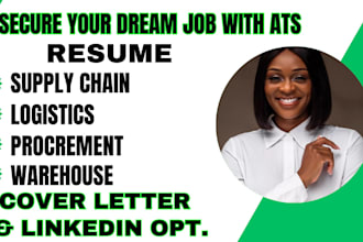 write you truck driver, cargo, logistics, scrum master, cover letter, linkedin