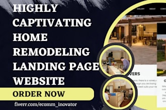 build home remodeling home improvement home renovation landing page website