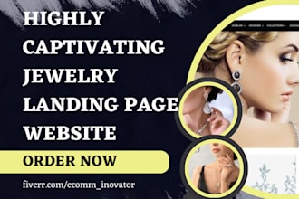 design jewelry clothing fashion boutique idx dropshipping landing page website