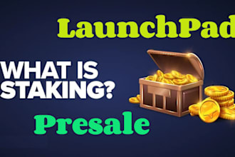 develop presale and staking dapp on solana and evm chains