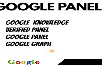 create verified google knowledge panel for any category with bonus