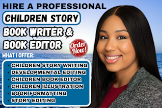 children story book writer ebook ghostwriter children book editor kid story book