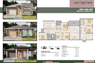 create architectural design brochure for nsw  australia