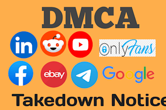remove unwanted defaming content from google,reddit,tiktok,fb,yt,ig,x under dmca