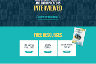 do a captivating homepage design