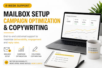 handle your cold email campaigns on ongoing basis