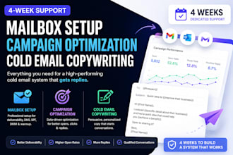 handle your cold email campaigns on ongoing basis