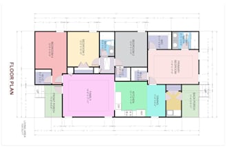 design autocad 2d floor plan architectural floor plan