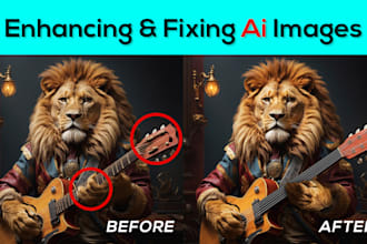 fix, enhance, retouch ai image and art