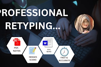 expert PDF to word conversion and document retyping
