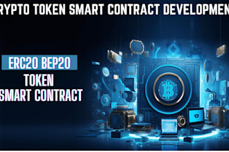 develop crypto token erc20 bep20 and smart contract