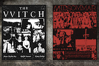 create vintage retro poster