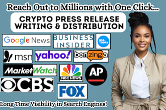 do crypto press release, nft, blockchain, crypto press release distribution