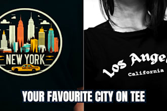 design edgy world cities themed urban streetwear tshirt NYC london rome etc