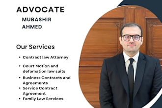 be your lawyer for legal agreements, contracts terms and conditions mou and nda