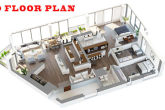 create 3d floor plan for your house