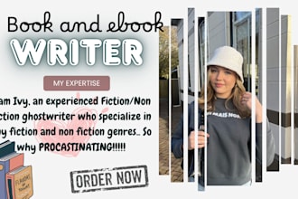 be your unique ebook writer ghostwriter ghost book writer and ebook creator