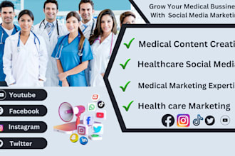 manage social media marketing for your medical or healthcare business