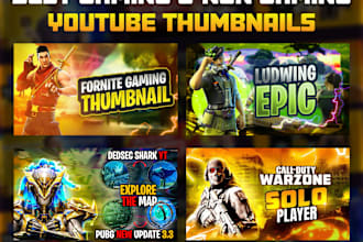 craft amazing gaming youtube thumbnails