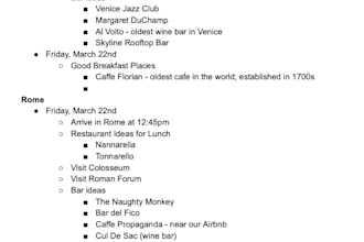 plan or recommend trips and travel routes