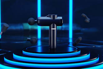 do 3d modeling, 3d mockup and 3d product design