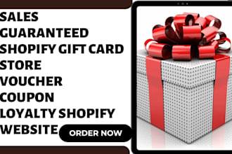 do shopify gift card store, voucher, coupon ,loyalty shopify website