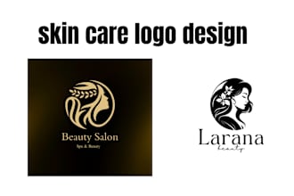 design luxury and aesthetic beauty and skin care logo