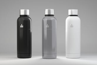 do 3d bottle, perfume and water bottle modeling and rendering