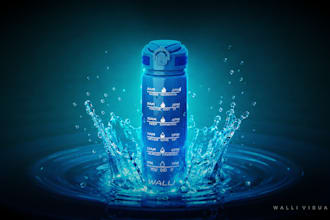 do 3d bottle, perfume and water bottle modeling and rendering