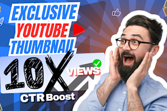 create a clickbait youtube thumbnail in 2 hours