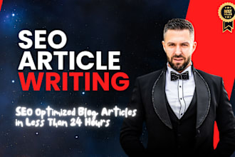 do SEO article writing or blog writing in 24 hours