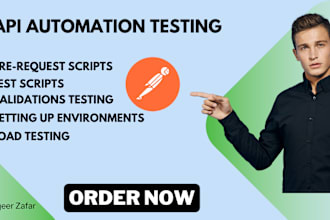 do API testing using postman with automation scripts as well