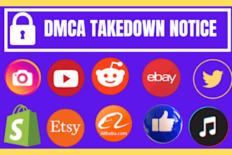 send dmca takedown notice to remove leaked, onlyfans, reddit, facebook, shopify