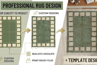 design lifestyle image of your rug and carpet