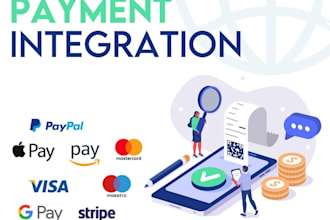 do payment integration paypal, stripe, 2checkout in 24 hour