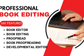 be your professional book editor and proofreader
