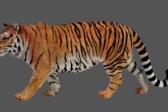 sculpt 3d animal model, 3d sculpting, animal character, cute 3d model, 3d toy
