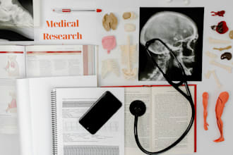 do expert medical research and manuscript writing