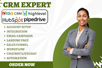 do hubspot zoho crm pipedrive copper gohighlevel automation zapier integration