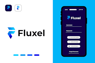 design a modern software, tech, app, platform, saas logo