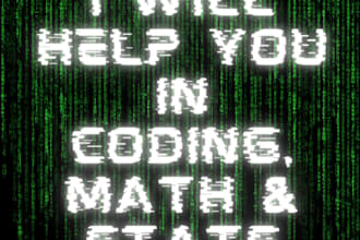 help you in coding, math and stats