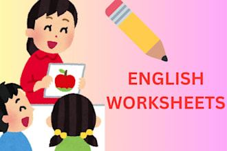 create interactive english worksheets, presentations