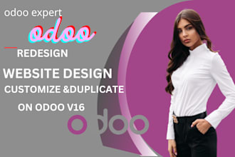 design odoo ecommerce website,odoo customization on odoo v16, odoo v17 migration