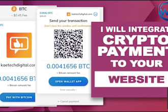 integrate crypto payment gateway on your website