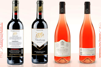 do wine label design, mead, whiskey, tequila and, beer