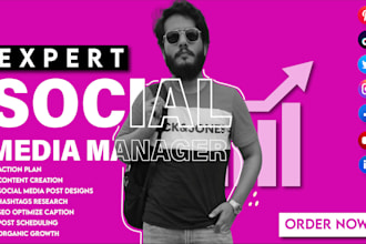 be your social media manager and content creator