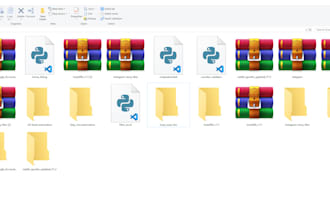 create python bots, do web automation, and scrap data, leads